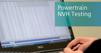 Powertrain NVH testing
