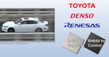 Renesas technology selected by Toyota for future AVs