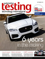 Automotive Testing Technology International Magazine September 2017