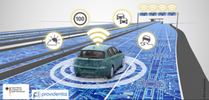 Real-time traffic prediction via highly automated fleet communication