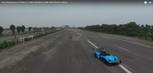 Xing Mobility tests LMD-000E electric prototype racer