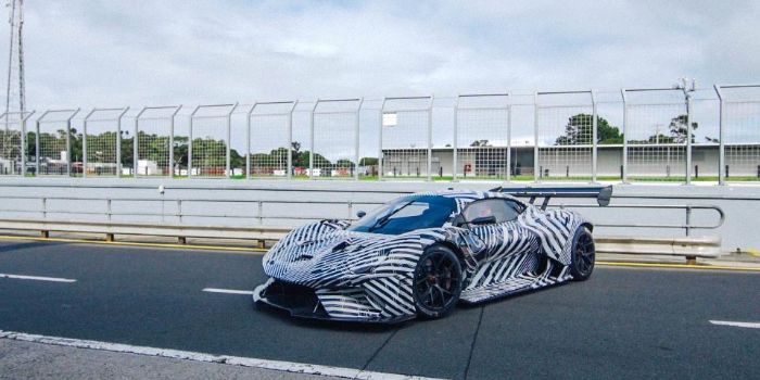 Watch the new Brabham BT62 on track for the first time