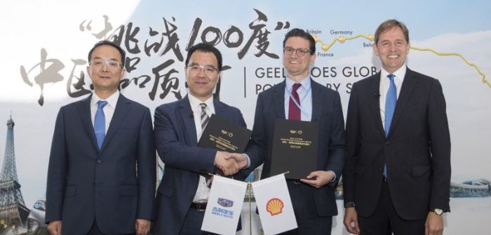 Geely and Shell in research and development partnership