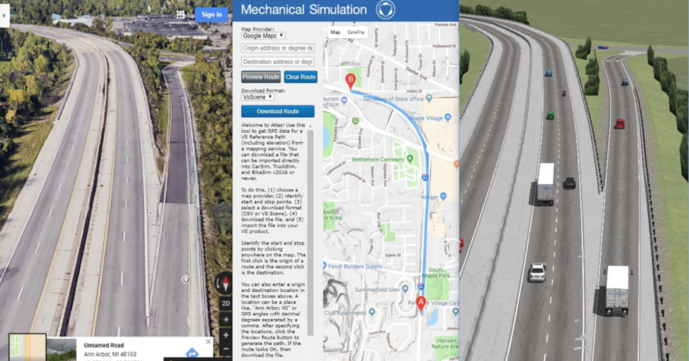 Driving Simulators (CarSim, TruckSim, and BikeSim)