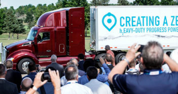 Toyota reveals latest iteration of its hydrogen fuel cell electric truck