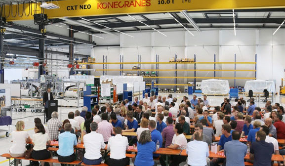 Teamtechnik inaugurates its largest production hall to date