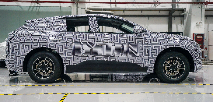 Byton starts M-Byte prototype road tests under real-world conditions