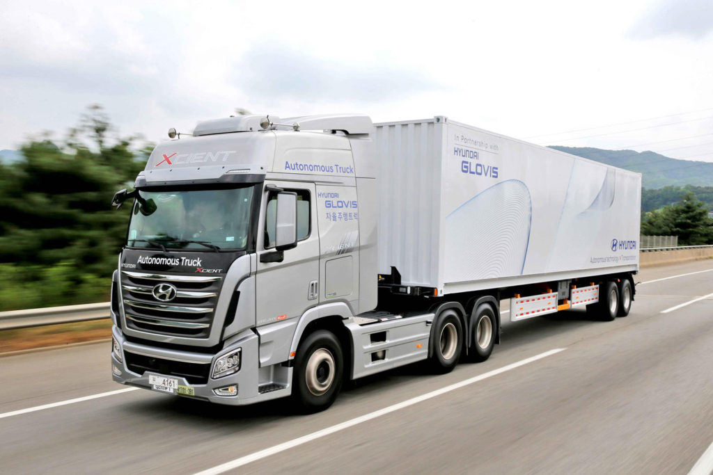 Hyundai undertakes first South Korea highway journey with an autonomous truck