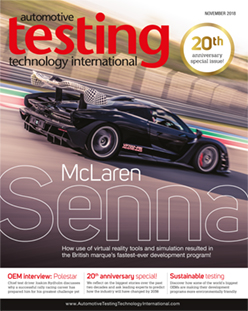 Automotive Testing Technology International Magazine November 2018