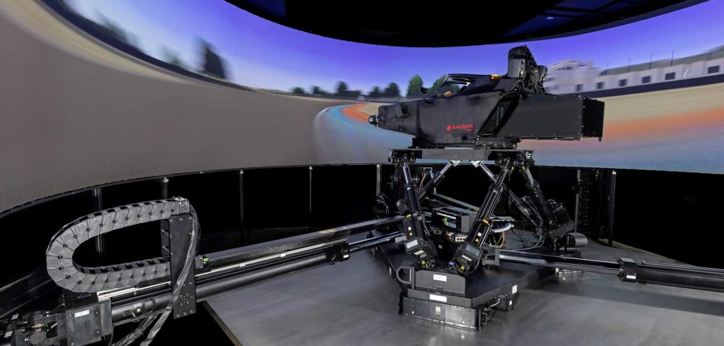 Audi Motorsport installs dynamic driving simulator