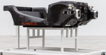 McLaren Automotive delivers first prototype carbon-fiber chassis