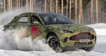 British luxury car maker Aston Martin tests DBX in Sweden British luxury car maker Aston Martin tests DBX in Sweden