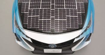 Toyota, NEDO and Sharp begin testing solar-powered EV