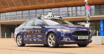 Autonomous vehicles demonstrated in London DRIVEN Test vehicle mondeo fusion