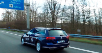 German autobahn transformed into test track