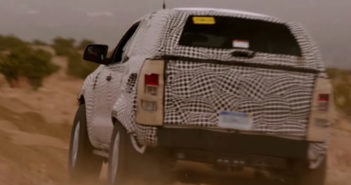 Ford Bronco prototype testing at Johnson Valley