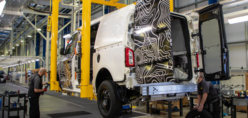 London Electric Vehicle Company begins van prototype production