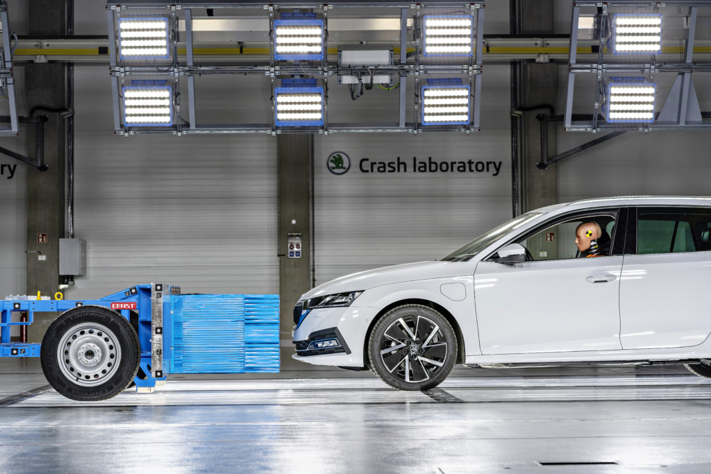 Škoda opens crash test center in Czech Republic