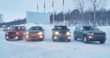 Jeep Renegade and Compass 4xe testing in Sweden