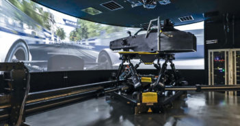 A look at the Porsche Racing simulator