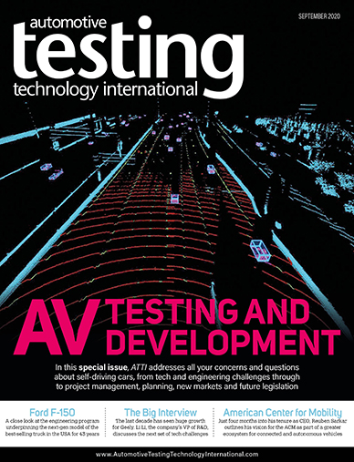 Automotive Testing Technology International Magazine September 2020