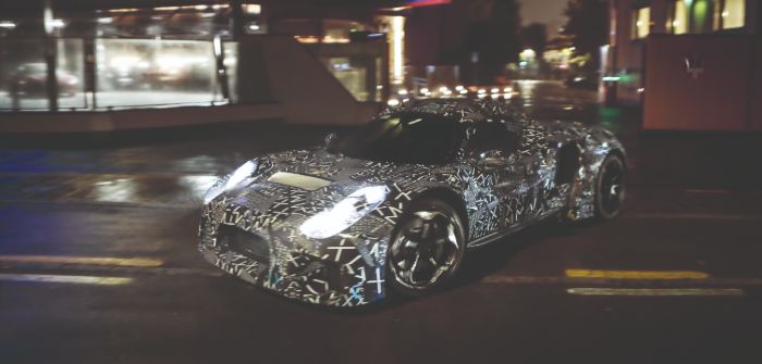 Maserati MC20 in camouflage