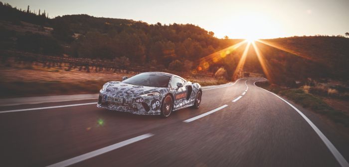 McLaren GT in testing