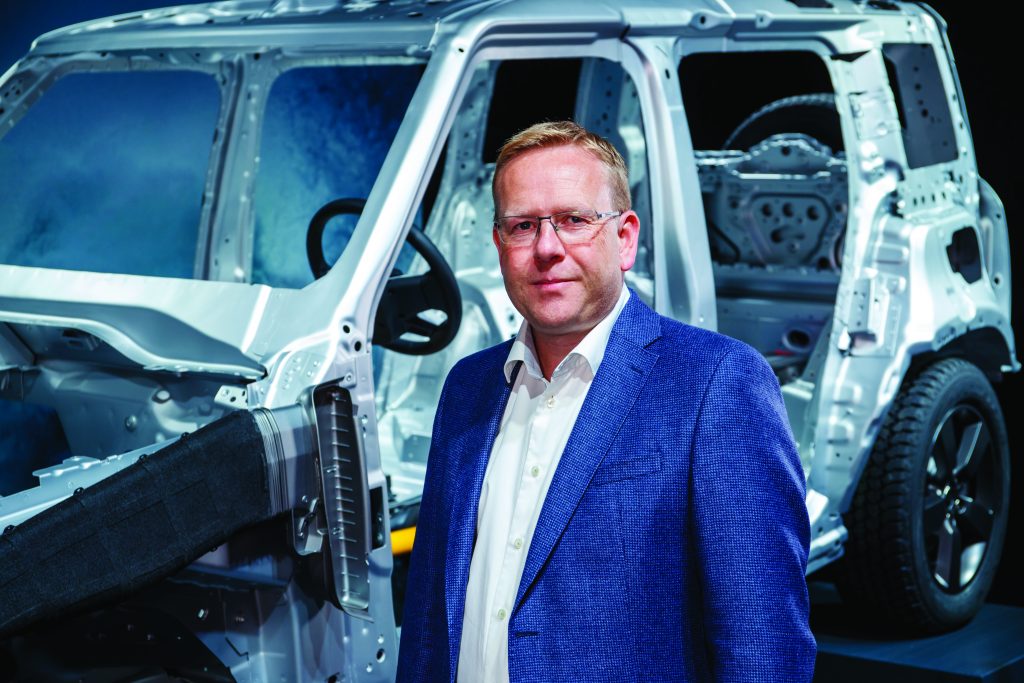 Nick Collins, vehicle line director, Jaguar Land Rover