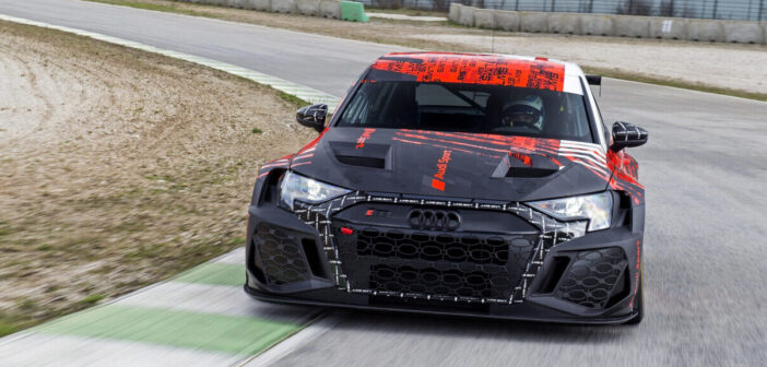 Audi's RS 3 LMS race car has been scrutinized in the wind tunnel and on track