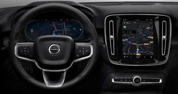 Volvo introduced a brand-new infotainment system in the electric XC40