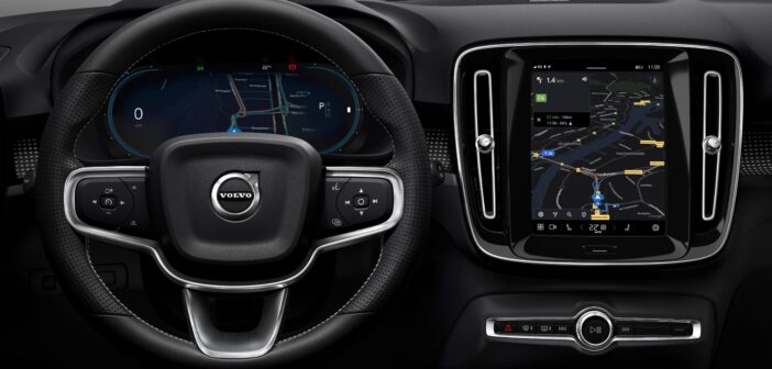 Volvo introduced a brand-new infotainment system in the electric XC40