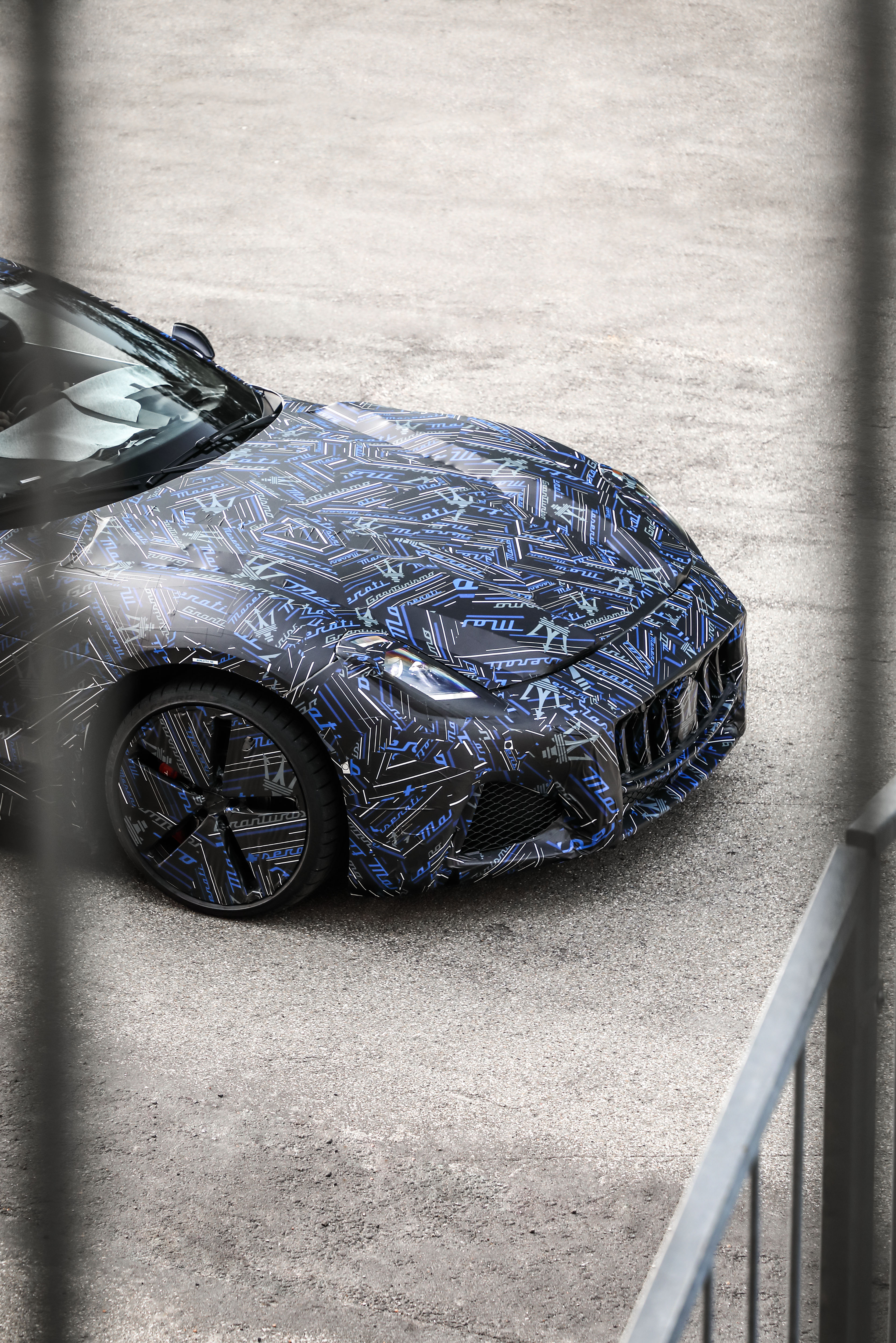 Maserati's GranTurismo clad in camouflage