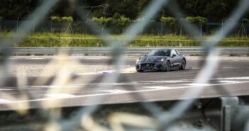 A glimpse of the first Maserati GranTurismo prototype