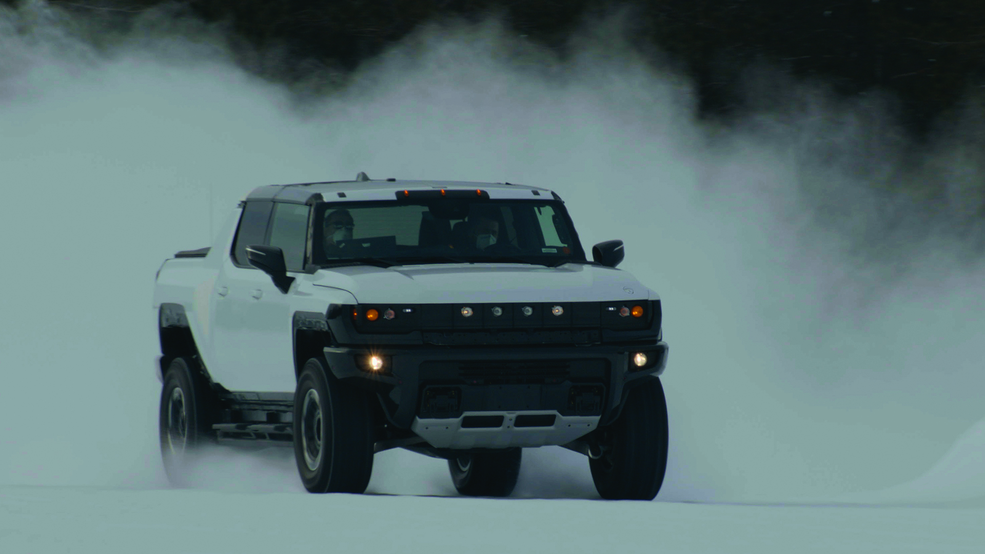 Key cold-weather tests done in the winter of 2020/2021 on Michigan’s Upper Peninsula included integrating the Hummer’s all-wheel-drive torque distribution with the traction control system, as well as calibration and testing