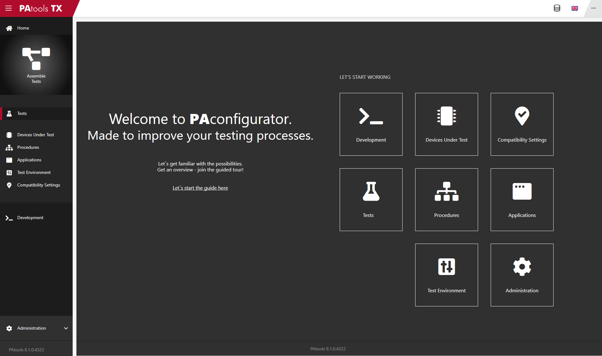 Kratzer Automation has launched version 8.1 of its test rig automation system, PAtools TX