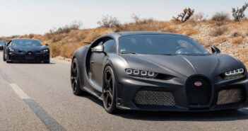 Bugatti has tested the Centodieci along with the Chiron Pur Sports and the Super Sports in the Arizona desert