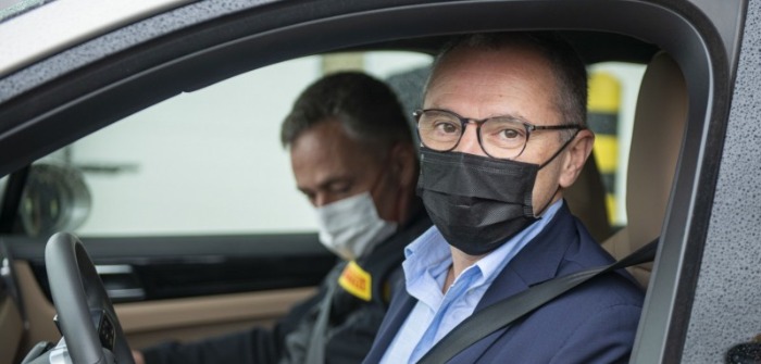 Formula 1 president and CEO visits Pirelli proving ground