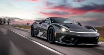 Automobili Pininfarina Battista takes to the race track