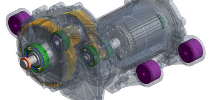 DSD simulation of an integrated electric drive unit