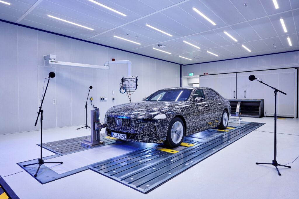 Acoustics evaluation underway at BMW's facility