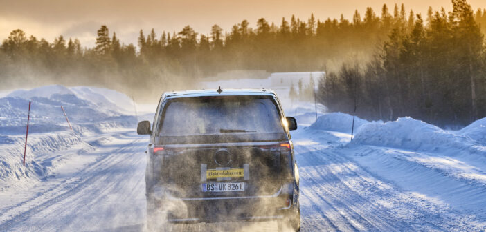 The electric Microbus was put through extreme tests in various weather conditions