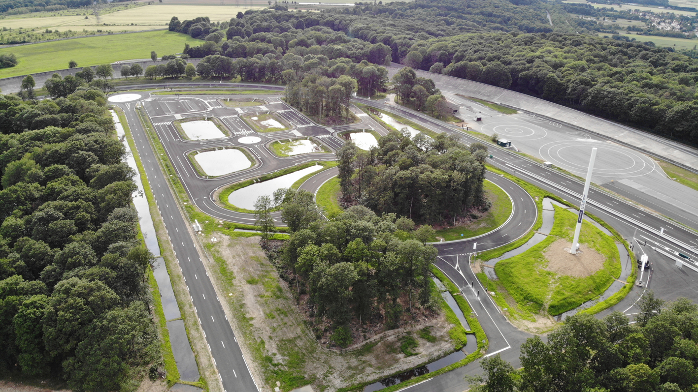 Aerial view of the Teqmo site