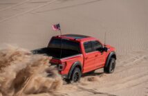 The VelociRaptor 600 rips through the sand as part of its 