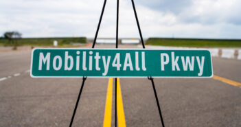 ACM Smart Mobility Test Center test section named 'Mobility4All Parkway' by Toyota