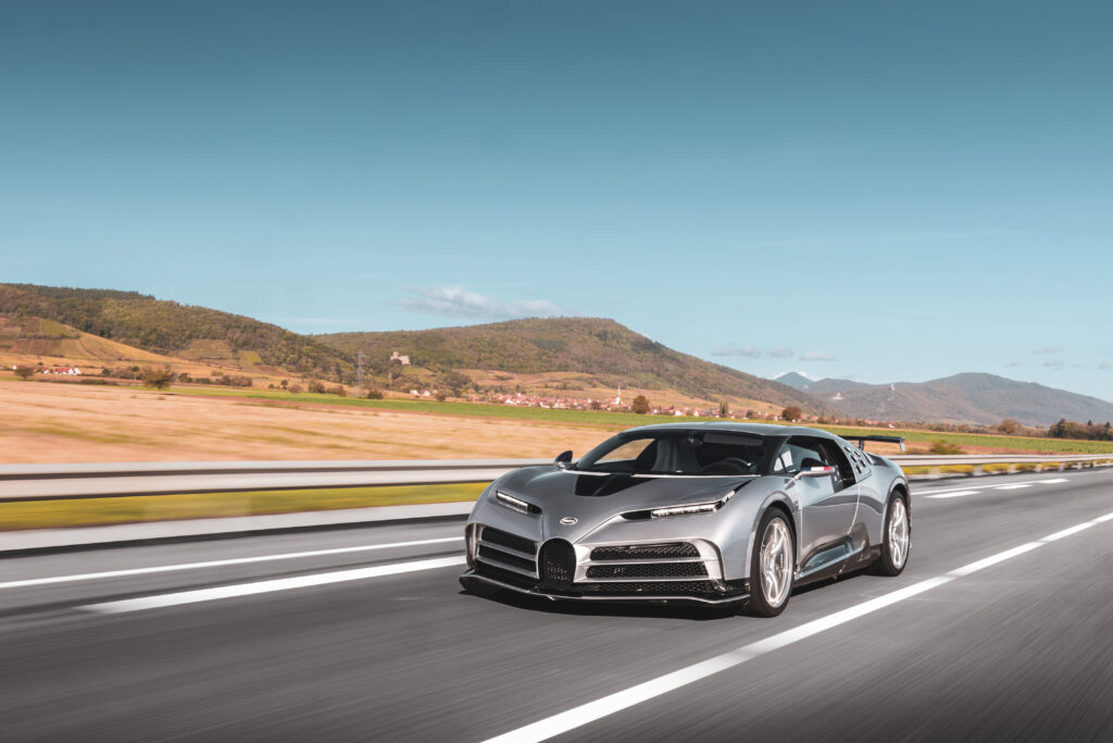 Bugatti's Centodieci undergoes an intense pre-delivery test