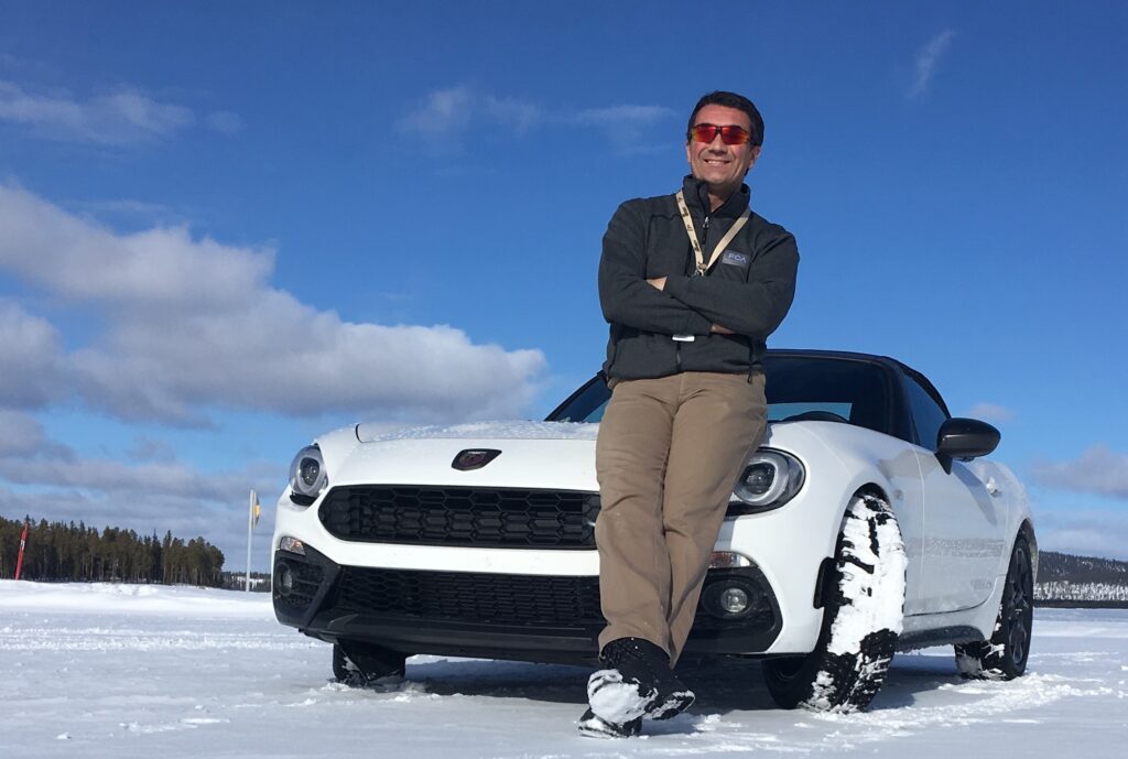 Nicola Montecchio, winter proving ground manager for Stellantis at Colmis Proving Ground
