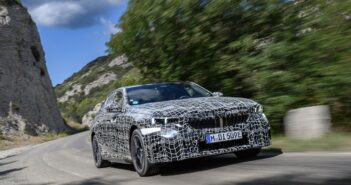 BMW i5 undergoes summer dynamics testing