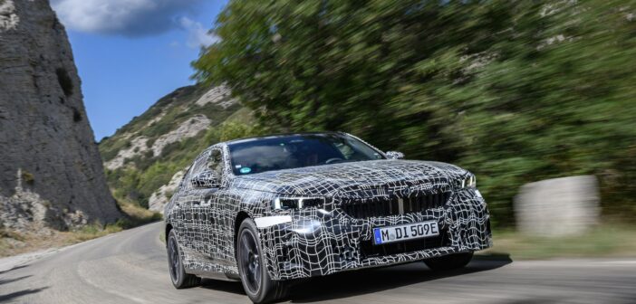 BMW i5 undergoes summer dynamics testing