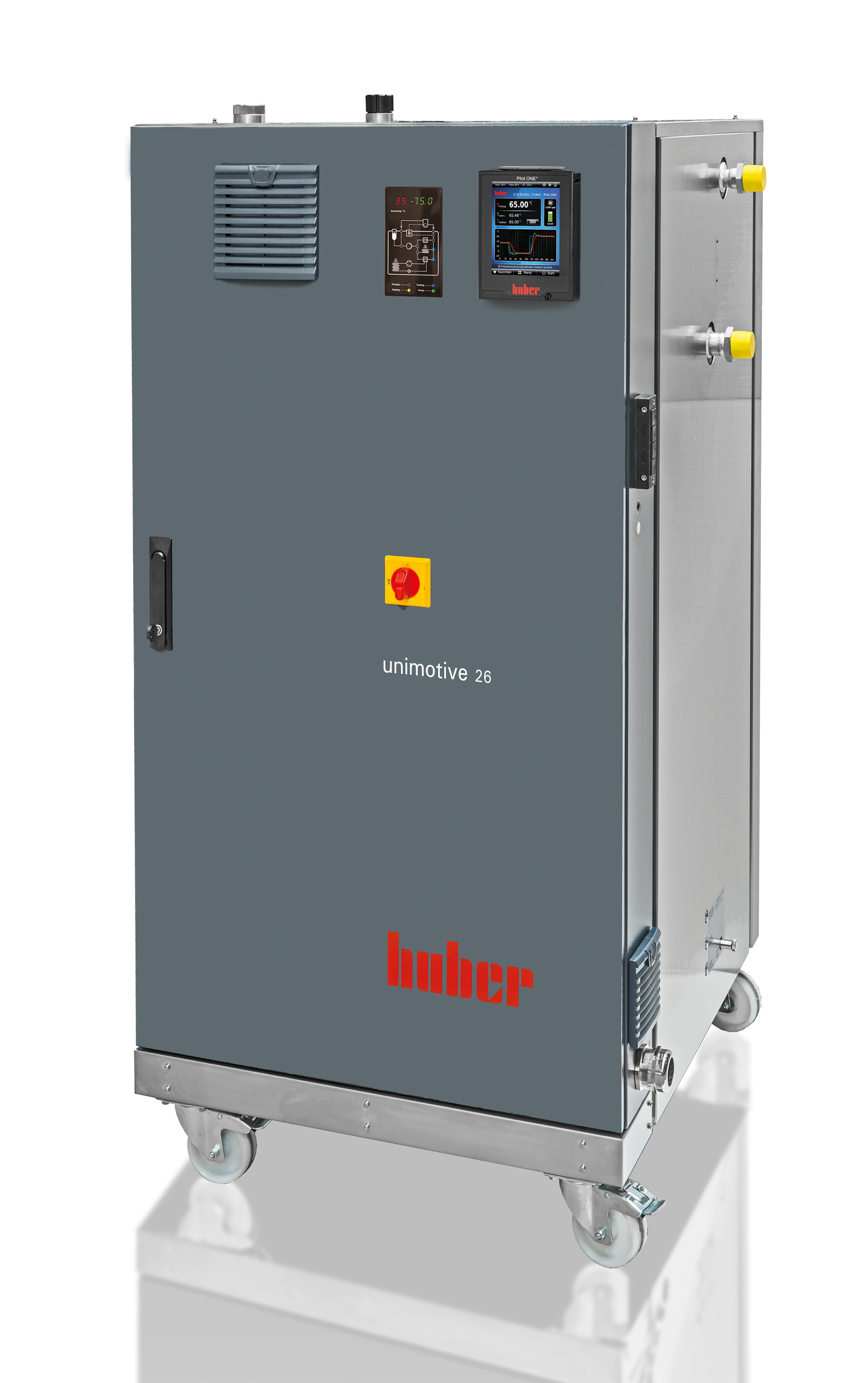 The new Huber Unimotive temperature control systems are a strong choice with their unique thermodynamics and control accuracy for operation with water-ethylene glycol mixtures up to -45°C