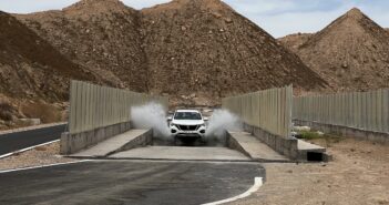 Testing begins at UTAC’s and FEV’s Morocco Mobility & Automotive Centre Water wading in action at the facility, which is yet to be officially opened